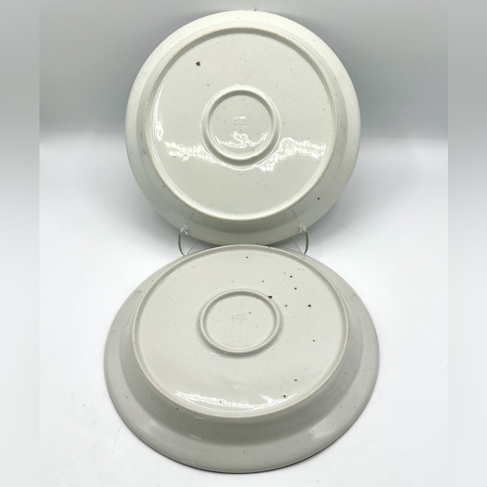 2 Dansk Brown Mist Whisper 10” Dinner Plates. 1980s design by Niels Refsgaard. - Picture 4 of 7